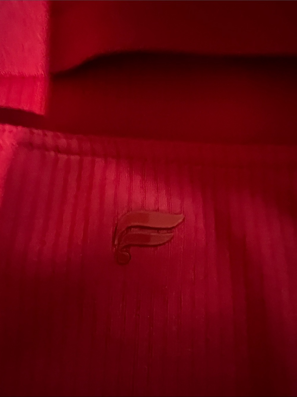 Fabletic’s Red Women's Ribbed Active Set - Picture 2 of 11